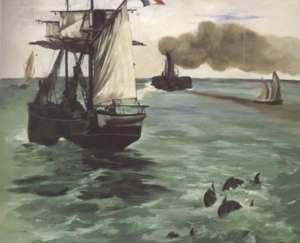 Edouard Manet Les marsouins,marins (mk40) Sweden oil painting art